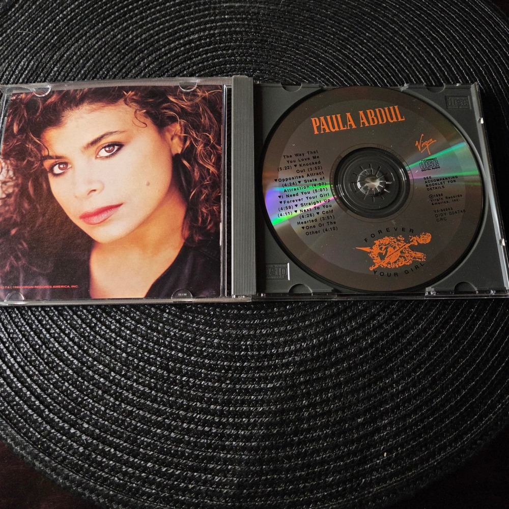 Paula Abdul CD Forever Your Girl 1988 Virgin Records Pop Straight Up V2-90943 - Picture 2 of 6
